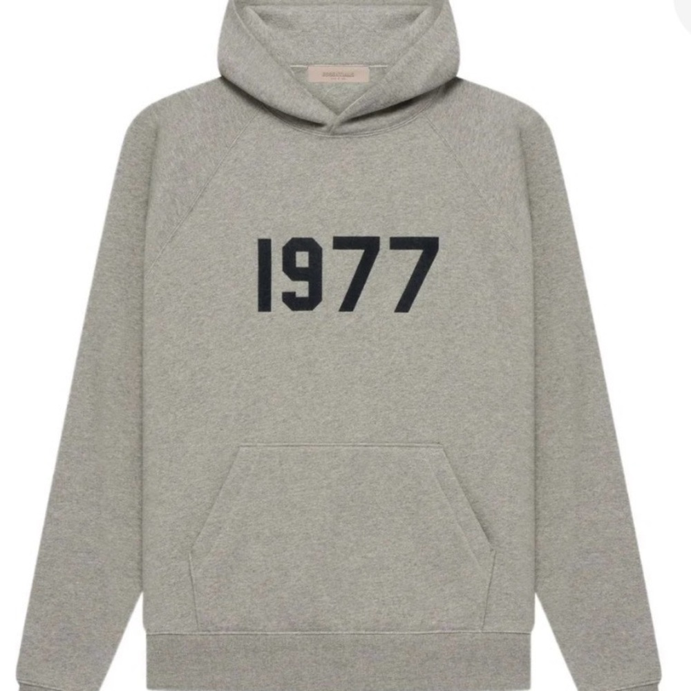 NWT Fear of God Essentials Wheat 1977 Pullover Hoodie